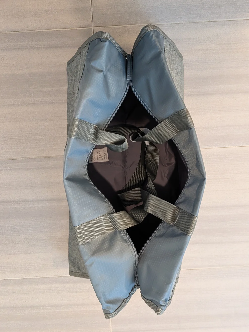 DSW Canvas Storage Tote Bag in Gray - NWT